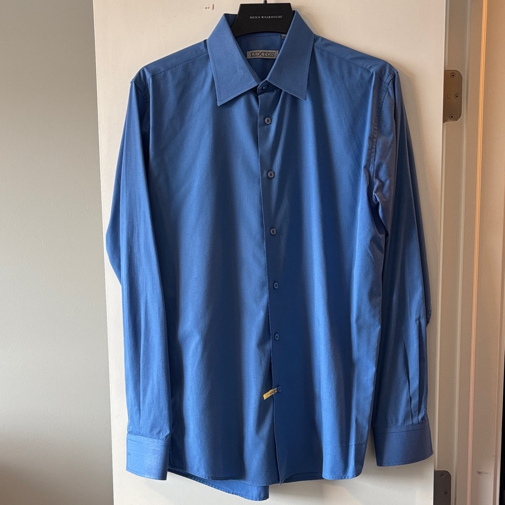 LIKE NEW Blue Men's Dress Shirt